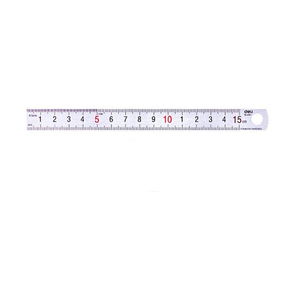 15Cm Stainless Steel Metal Ruler Straight Measuring Scale Student Art Artist Drawing Stationery Office School Supply Measuring Tapes & Rulers