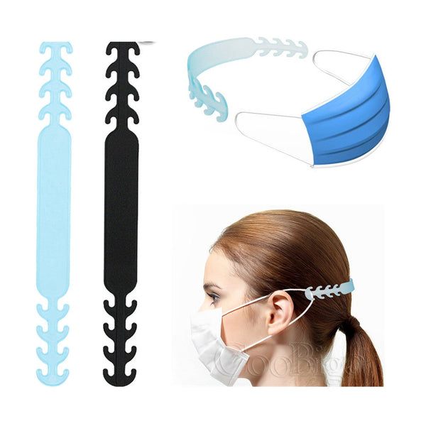 15Pcs Masks Strap Extender Rest Ear Rope Grips Hook Clip Belt Extension Buckle Holder Relieve Wearing Pain Adjustable