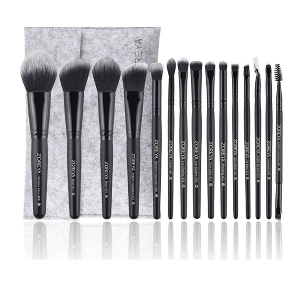 15Pcs Professional Makeup Brush Set Foundation Eye Shadow Beauty Tool