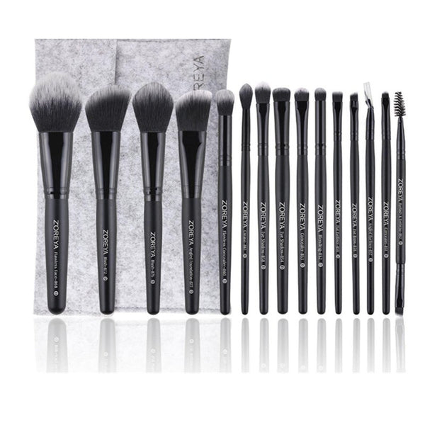 15Pcs Professional Makeup Brush Set Foundation Eye Shadow Beauty Tool Brushes