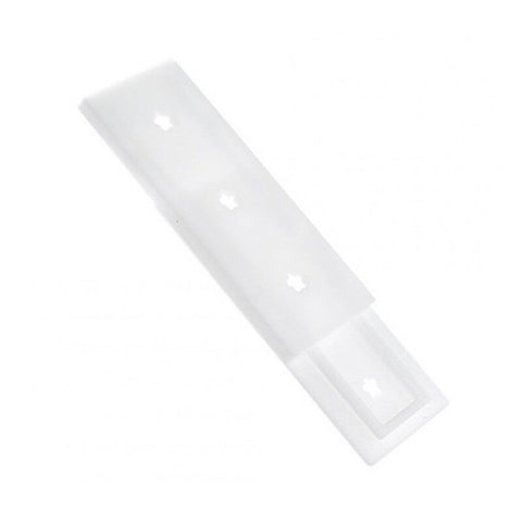 15Pcs Seamless Punch Free Plug Sticker Holder Wall Fixer Power Strip Shelf Holders White