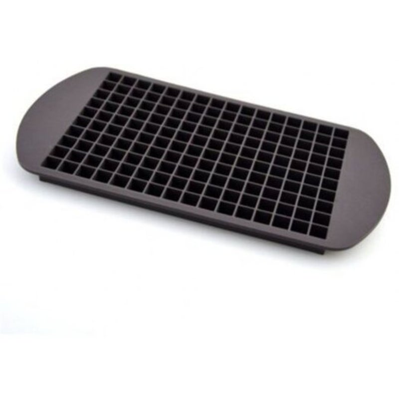160 Grid Squares Mini Small Food Grade Silicone Ice Cube Tray Black Ice Cubes Trays & Moulds