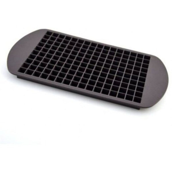 160 Grid Squares Mini Small Food Grade Silicone Ice Cube Tray Black Ice Cubes Trays & Moulds