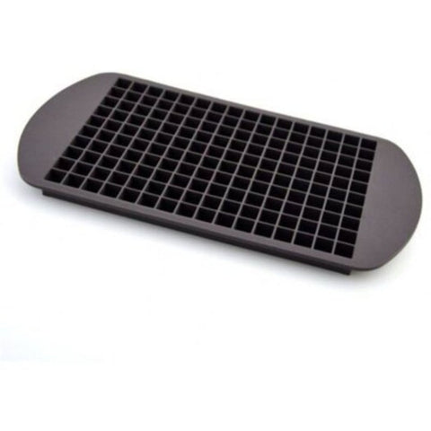 160 Grid Squares Mini Small Food Grade Silicone Ice Cube Tray Black Ice Cubes Trays & Moulds
