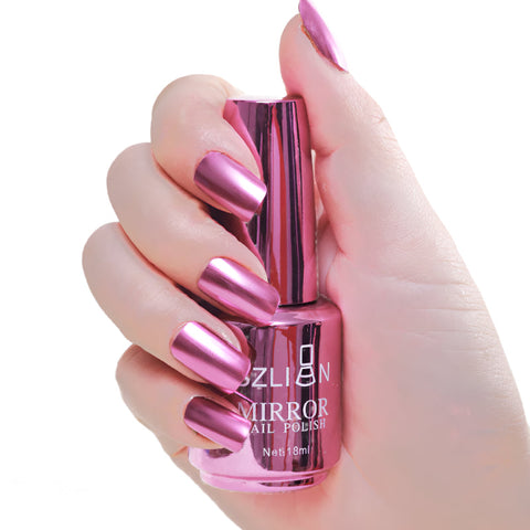 Mirror Silver Nail Polish Metal Colour Stainless Steel For Art Application Gel Nail Polish