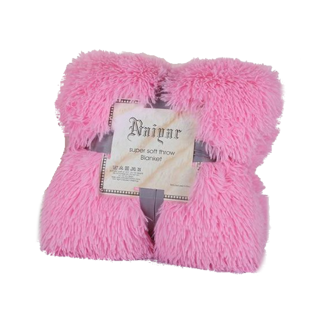 160Cm X 130Cm Soft Fluffy Shaggy Warm Blanket Bedspread Throw Blankets