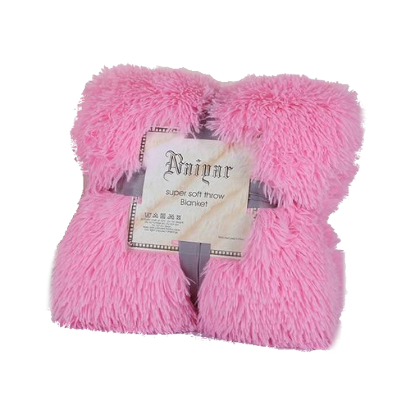 160Cm X 130Cm Soft Fluffy Shaggy Warm Blanket Bedspread Throw Blankets