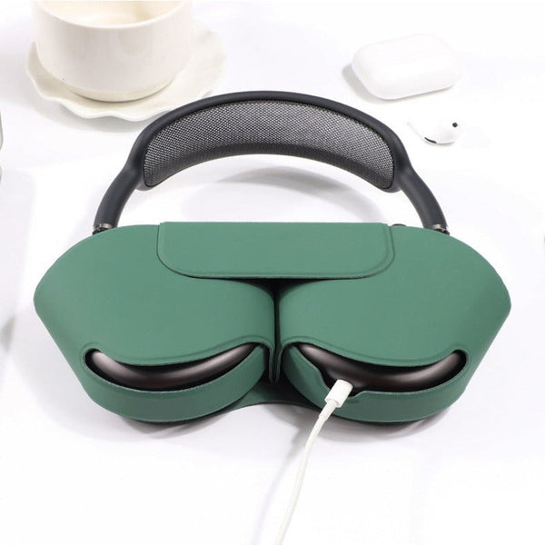 Faux Leather Headset Protective Case Suitable For Airpods Max Headphone Accessories