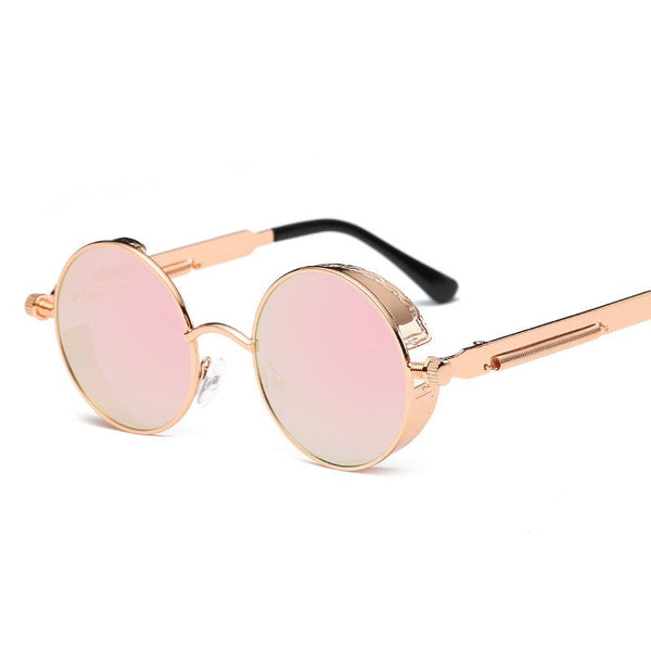 Round Metal Frame Sunglasses