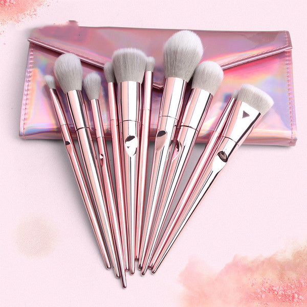 10 Wet And Wild Makeup Brushes Set With Bag Tools