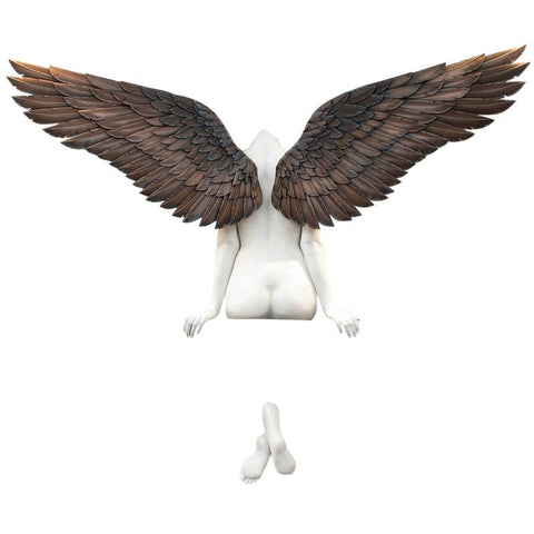 Angel Resin Wall Decoration Wings Ornaments For Home And Garden Dcor Sculptures Sculptures & Figurines