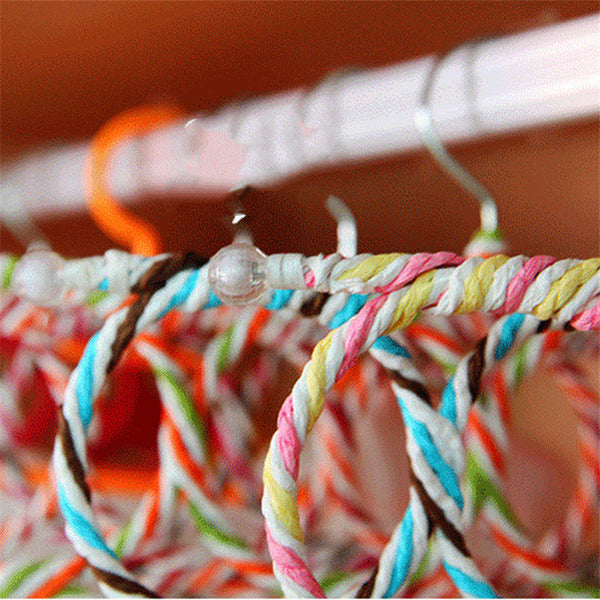 Rope Hanger Silk Scarf Display Stand Folding Home Storage Hanging Tool Hooks & Hangers