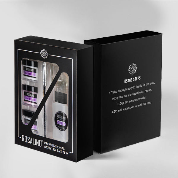 Nail Powder Acrylic System Kit Professional Art Tool Set For Extension And Carving Nail Art Tools