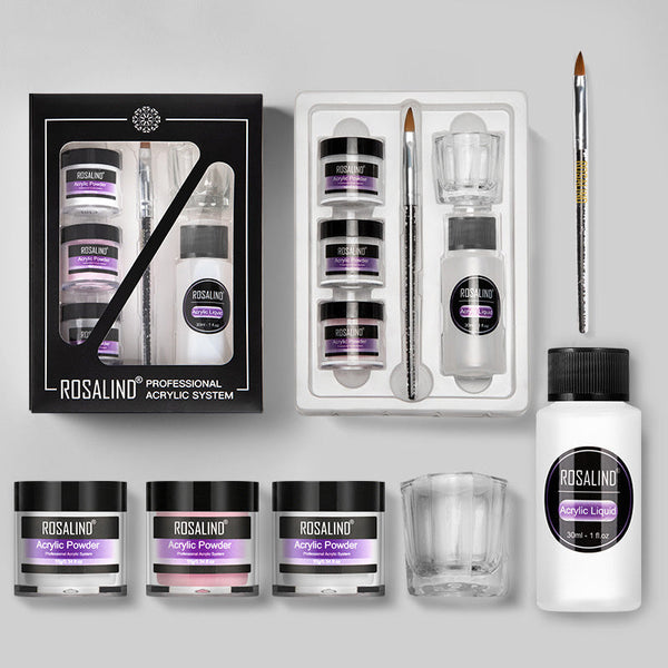 Nail Powder Acrylic System Kit Professional Art Tool Set For Extension And Carving Nail Art Tools
