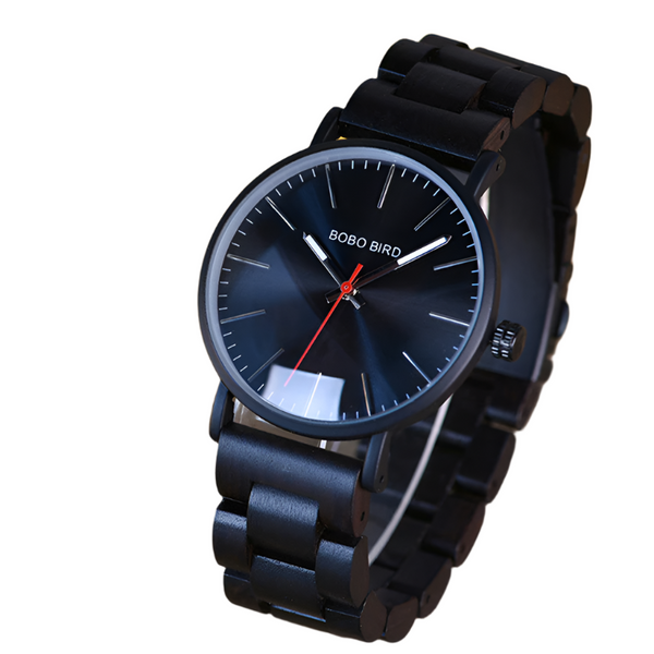 Mens Wood Watch Pastoral Simple Design Fashion Quartz Watches