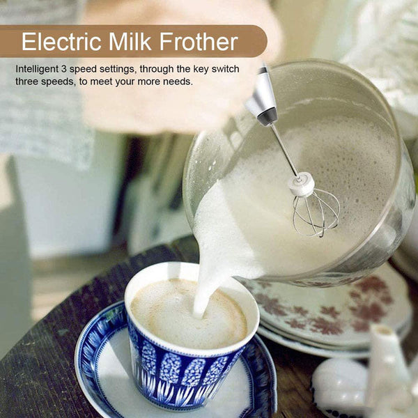 Rechargeable Electric Milk Frother Automatic Kitchen Juice Food Mixer Cream Egg Beater Blender Milk Frothers