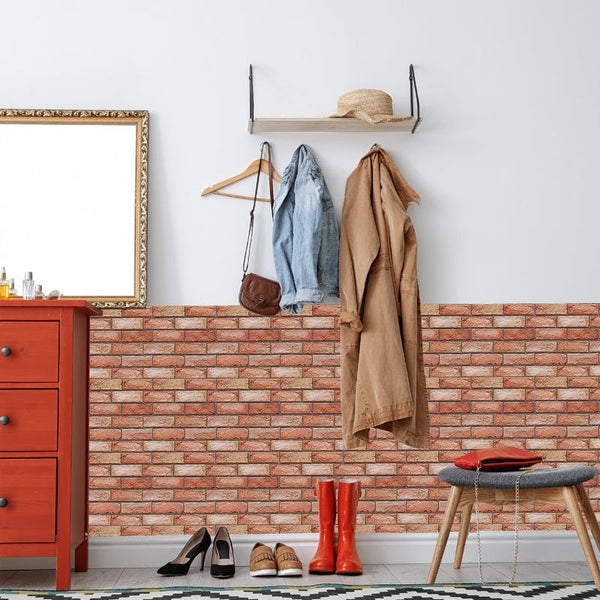 3D Brick Wallpaper Living Room Bedroom Kitchen Easy Stickers