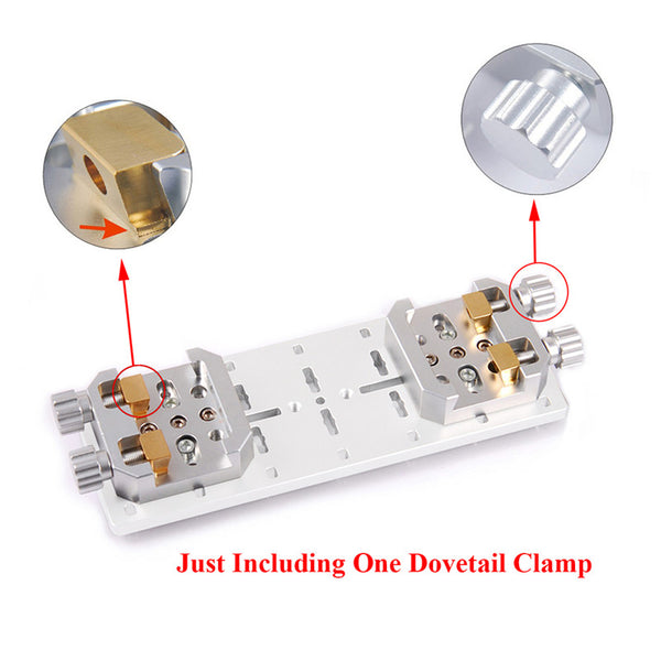 Large Universal Vixen Mounting Platform Dual Clamp With 2 Brass Screws Other Telescope Parts