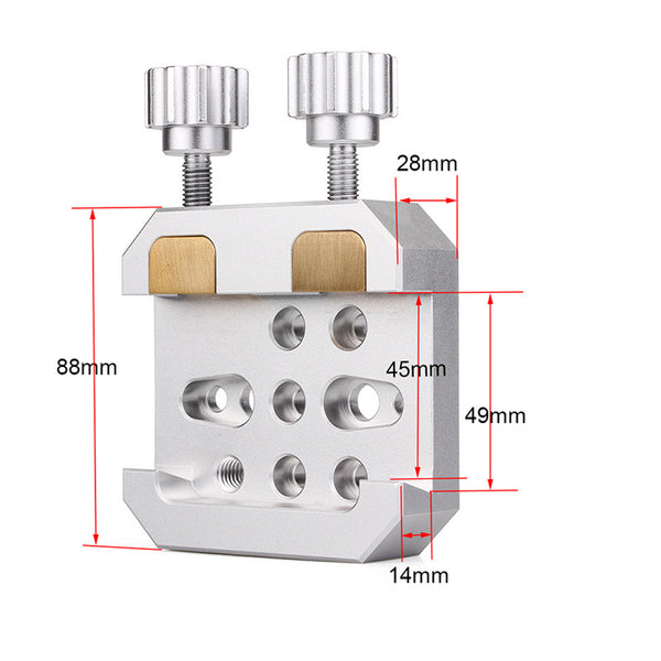 Large Universal Vixen Mounting Platform Dual Clamp With 2 Brass Screws Other Telescope Parts