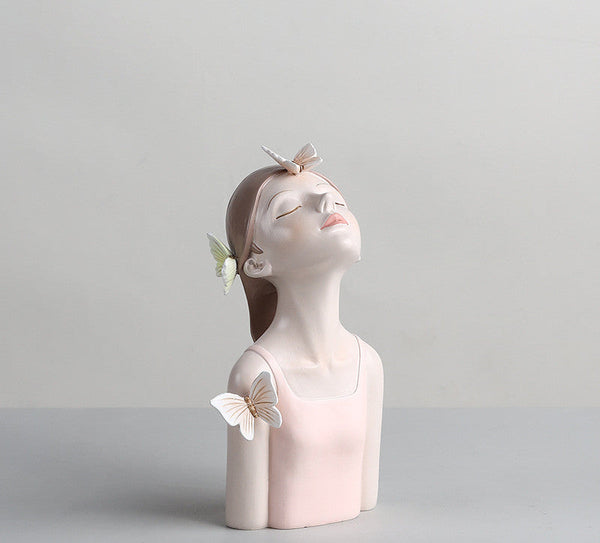 Butterfly Girl Nordic Resin Ornaments Decor Sculptures & Figurines