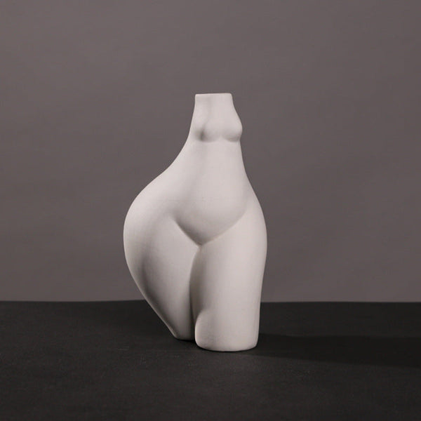 Nordic Creative Art Woman's Body Vase Home Decor
