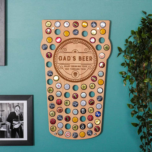 Beer Bottle Cap Collection Bracket Wall Art Decoration Plaques & Signs