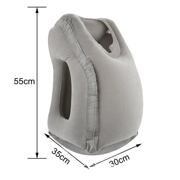 Inflatable Travel Pillow Portable Travelling Head Support Cushion Pillows