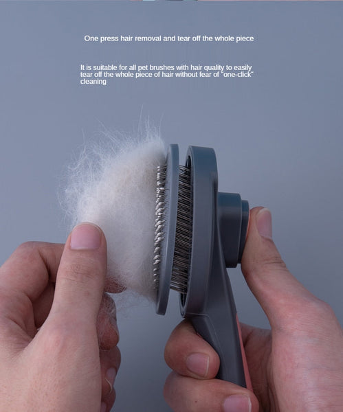 Dog Or Cat Brush Easy Clean Hair Removal Pet Grooming Accessories Dog Grooming