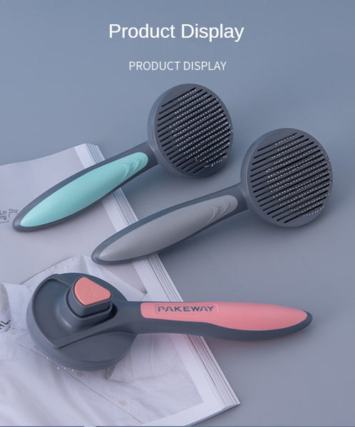 Dog Or Cat Brush Easy Clean Hair Removal Pet Grooming Accessories Dog Grooming