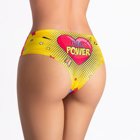 Comics Strong Girl Slip Erotic Panties