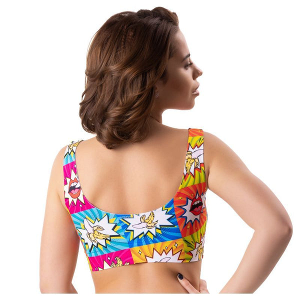 Comics Curios Crop Top Women Crop Tees