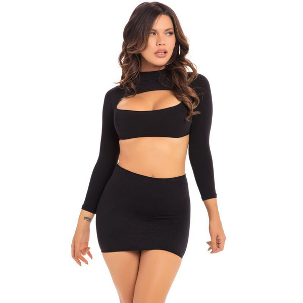 Stop And Stare 2 Pc Skirt Set Black Skirts