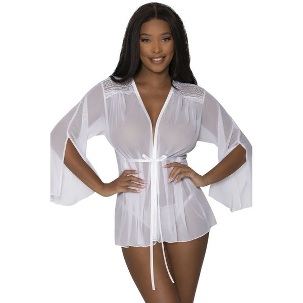 Flowing Short Robe Sleepwear & Robes