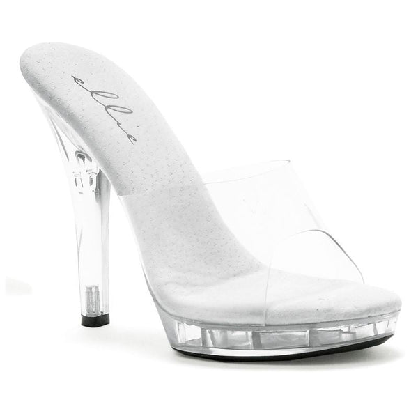 Slip On Sandal Clear 5In Heels