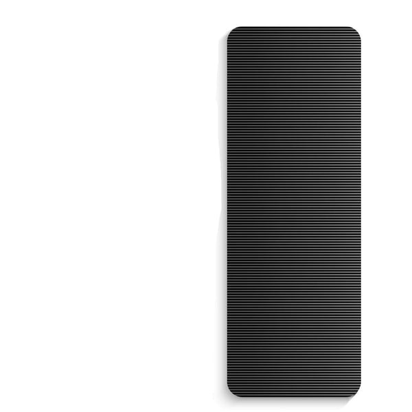 Yoga Mat 10Mm Thick Non Slip Exercise Pad Grey Black Mats & Non Slip Towels