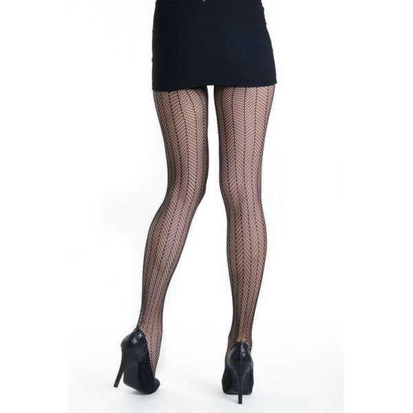 Arrow Mesh Tights Black Pantyhose & Tights