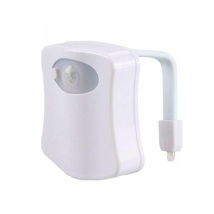 16 Colors Toilet Induction Lamp White