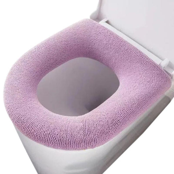 Pink Washable Soft Mat Pad Cushion O Shape Toilet Seat Bidet Cover Accessories Toilet Seats