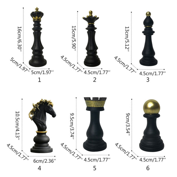 Creative Chess Resin Ornaments Material Synthetic Category Crafts Sculptures & Figurines