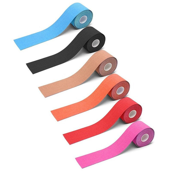 16Ft Sports Bandage Anti Allergic Muscle Support Athletic Tape Shin Splints For Shoulder Knees Elbows Red Support & Protective Gear