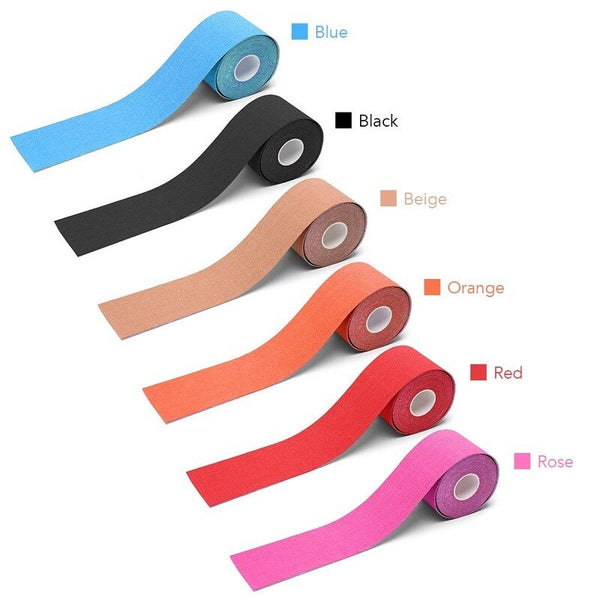 16Ft Sports Bandage Anti Allergic Muscle Support Athletic Tape Shin Splints For Shoulder Knees Elbows Red Support & Protective Gear