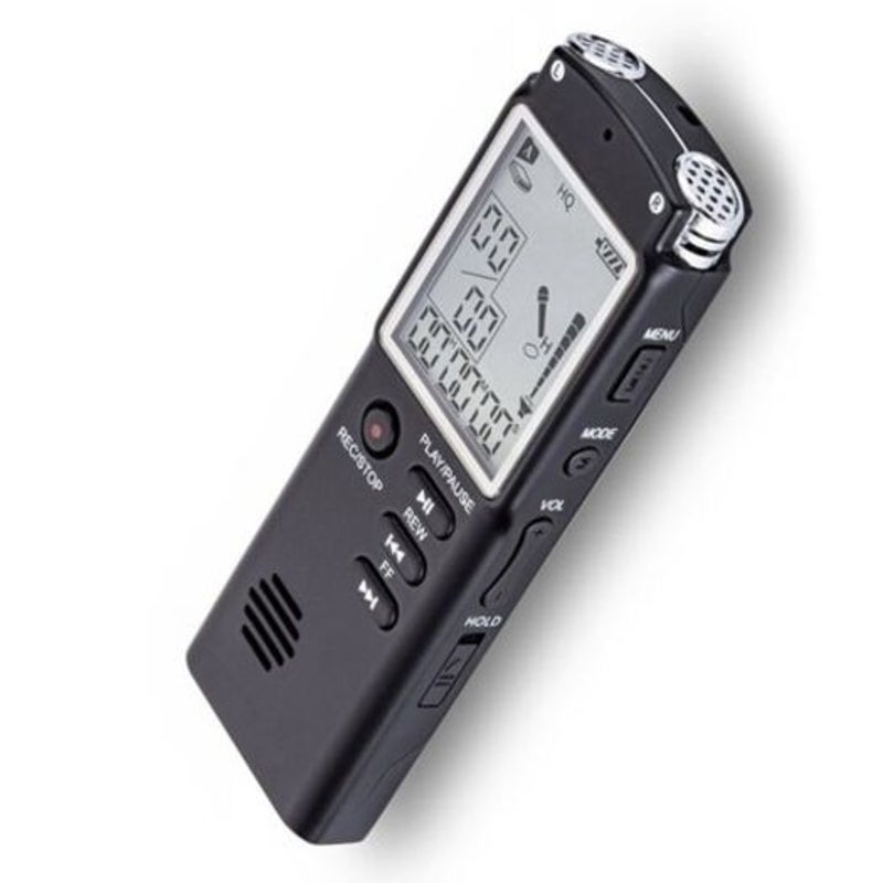 16Gb Voice Recorder Usb Professional Dictaphone Digital Audio Black Ipods & Mp3 Players