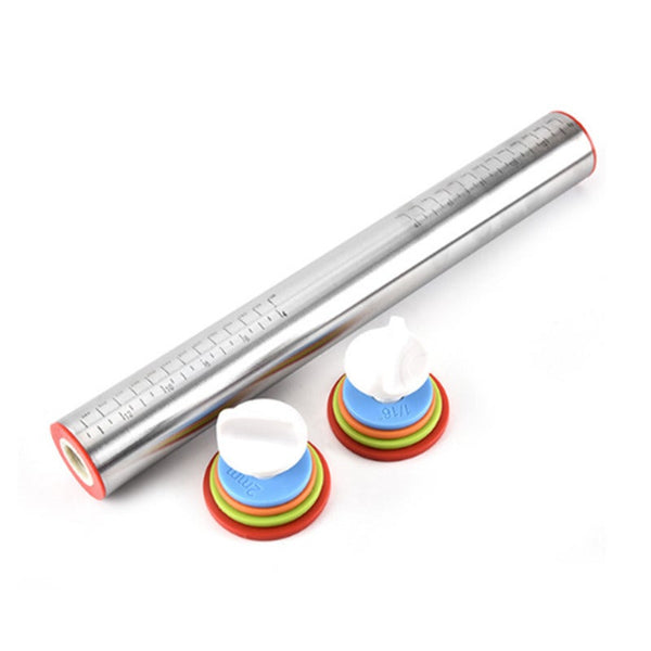17 Inch Multifunctional Rolling Pin With Scale Kneading Tool Rolling Pins