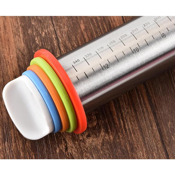 17 Inch Multifunctional Rolling Pin With Scale Kneading Tool Rolling Pins