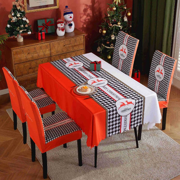 Christmas Tablecloths Chair Covers Party Decorations Seasonal Decorations