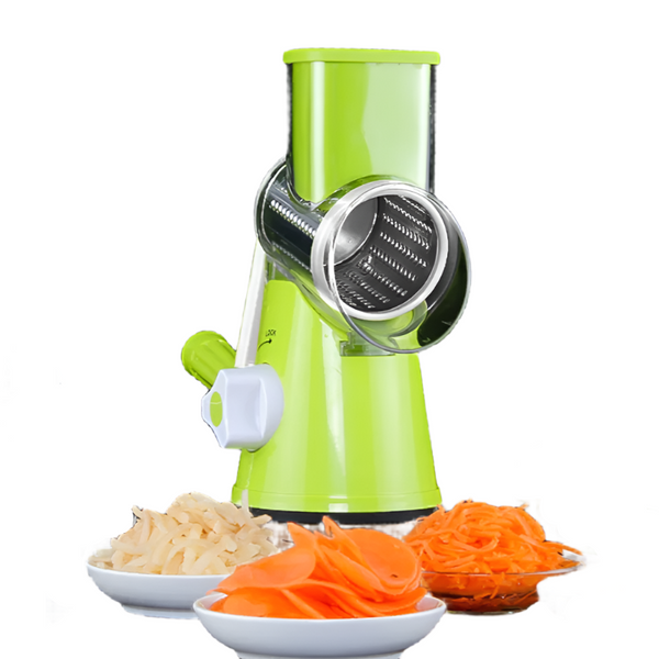 Manual Kitchen Accessories Multifunctional Round Mandoline Potato Slicer Vegetable Cutter Cheese Gadgets Peelers & Slicers