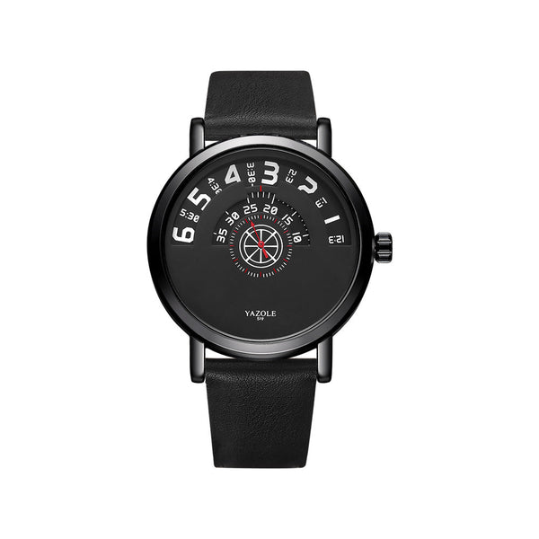 Fashion Rotary Non Mechanical Quartz Watch Men's Wristwatch Yazole Watches