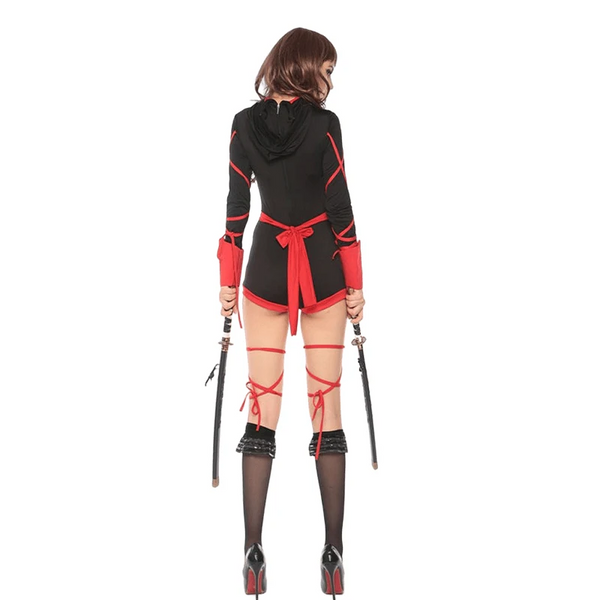 Women  Ninja Costume Anime Dragon Samurai Cosplay Jumpsuit Uniform Suit Female Adult Halloween Anime Costumes Women