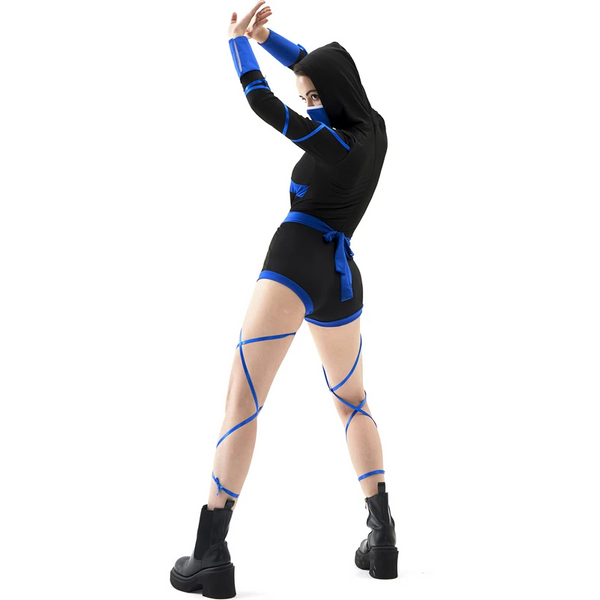 Women  Ninja Costume Anime Dragon Samurai Cosplay Jumpsuit Uniform Suit Female Adult Halloween Anime Costumes Women
