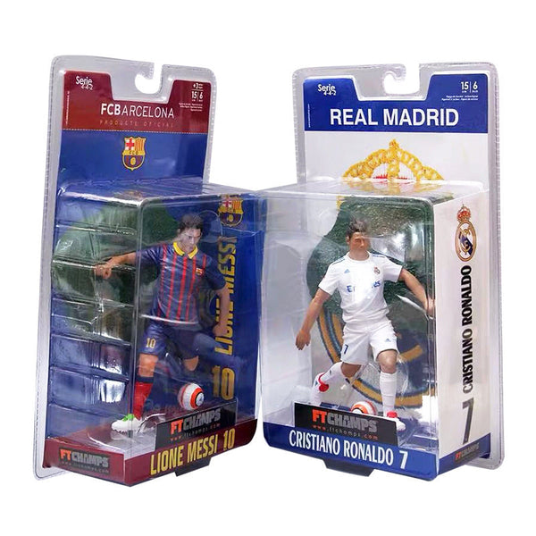 Sports Football Star Cristiano Ronaldo Lionel Messi Barcelona Real Madrid Fan Commemorative Figurine Sculptures & Figurines